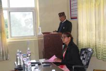 नीति तथा कार्यक्रम प्रस्तुत गर्दै अध्यक्ष ज्यू